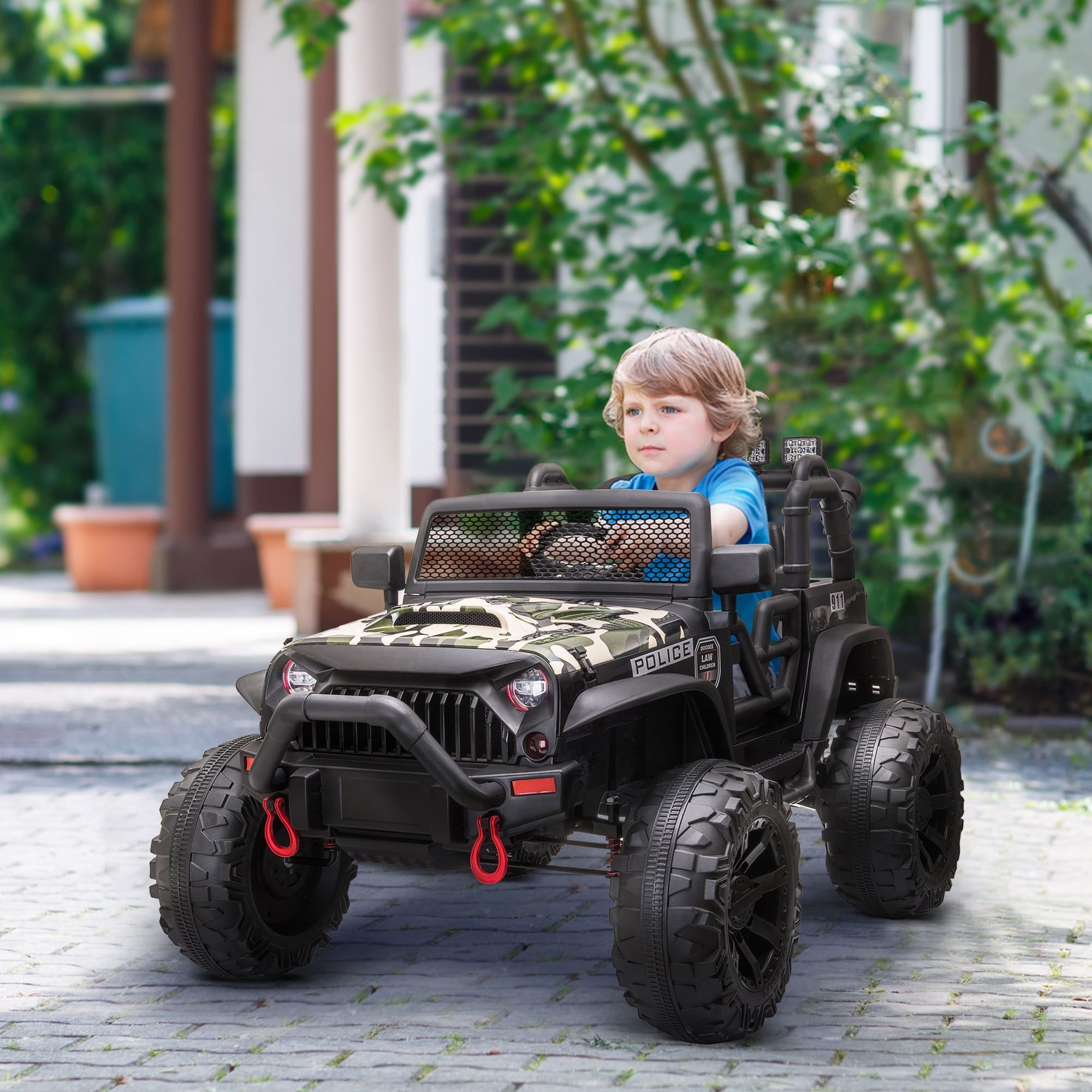 12V Camouflage Kids Ride-On UTV with Remote Control