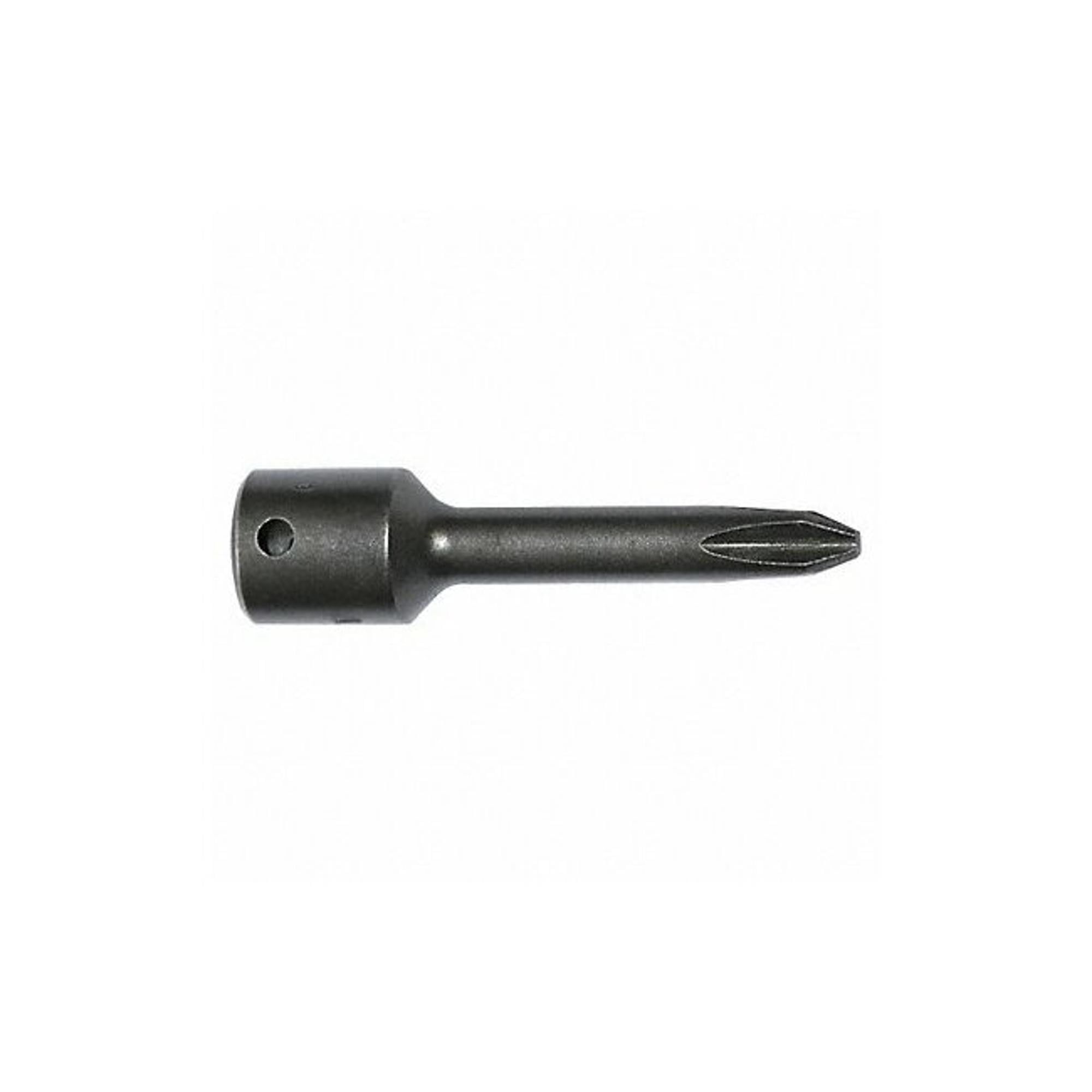 3/8" SAE Phillips Heat-Treated Alloy Socket Bit, Natural Finish