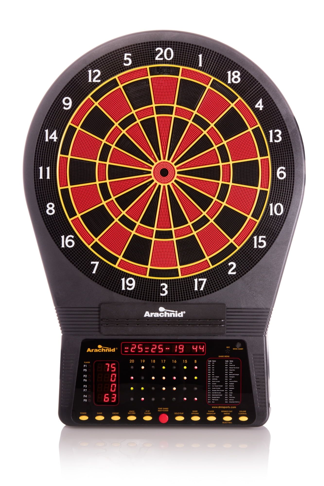 Arachnid Cricket Pro 750 Electronic Dartboard with LED Display