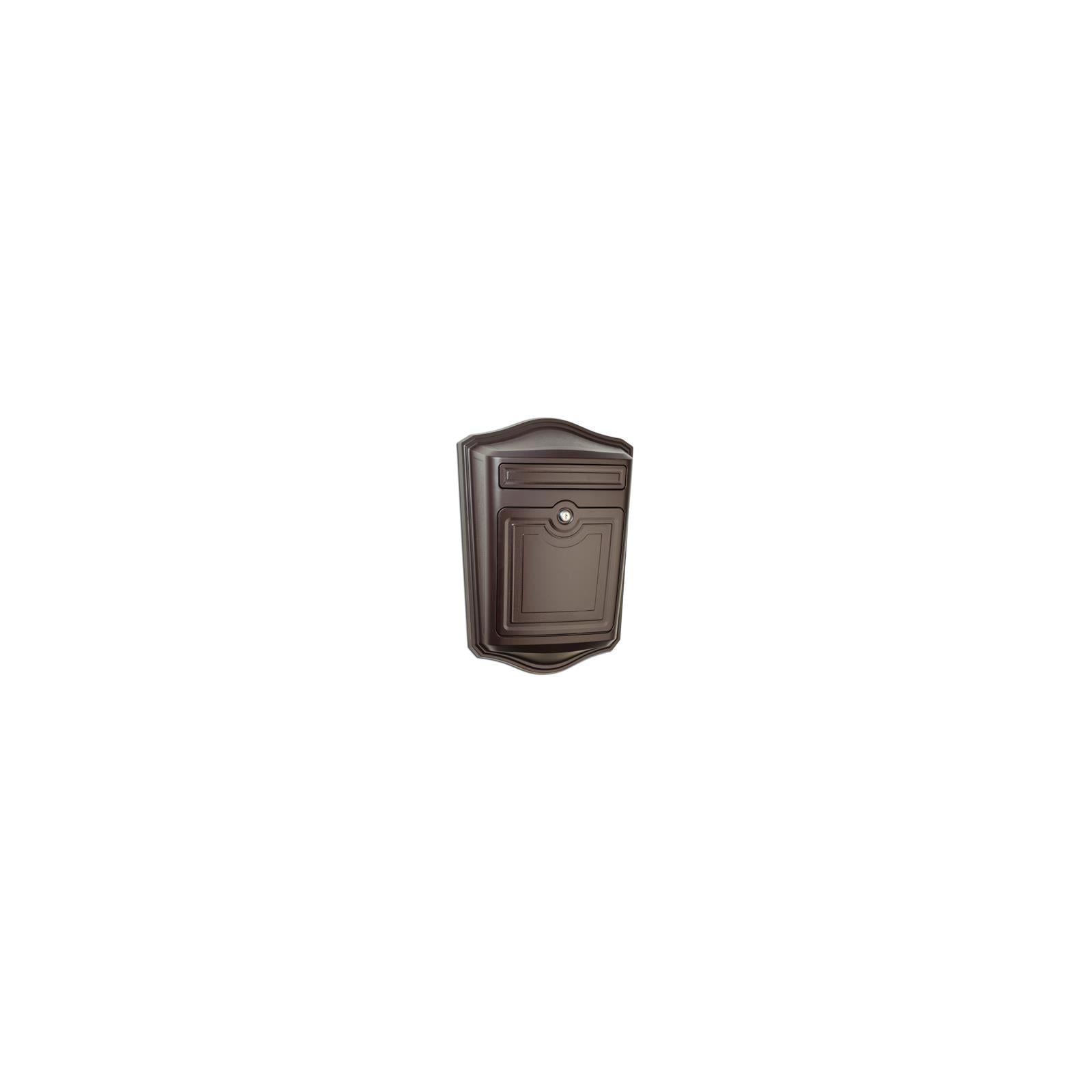 Medium Oil Rubbed Bronze Aluminum Locking Wall Mount Mailbox