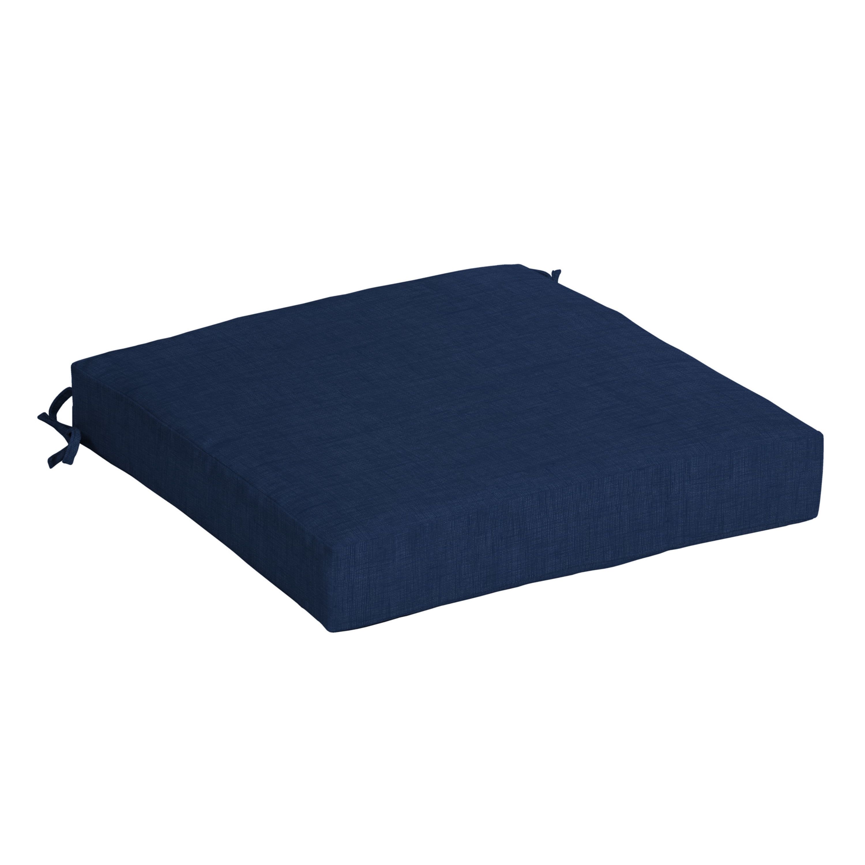 Sapphire Blue Leala 19" Square Outdoor Dining Chair Cushion