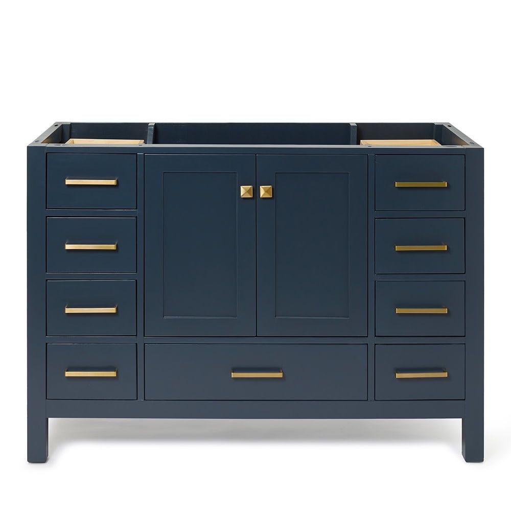 Cambridge 48" Midnight Blue Single Freestanding Vanity Cabinet