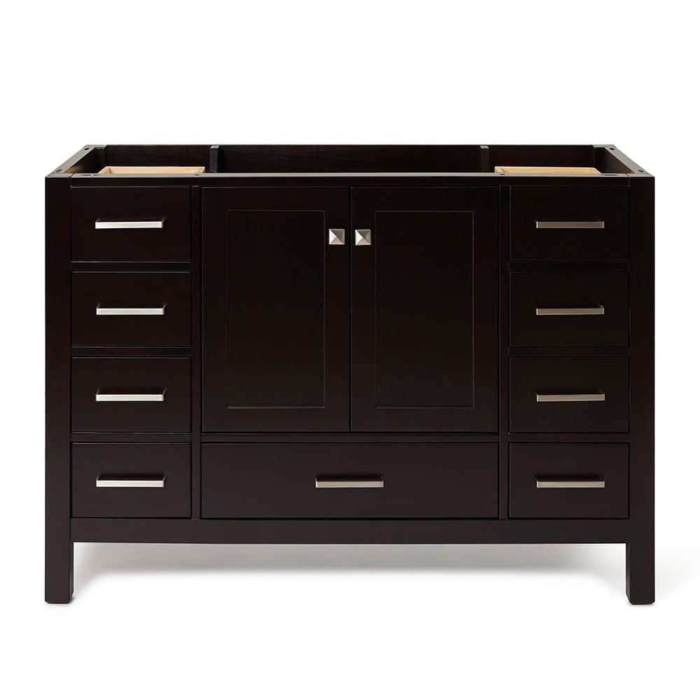 Cambridge 48" Espresso Solid Wood Single Vanity Cabinet