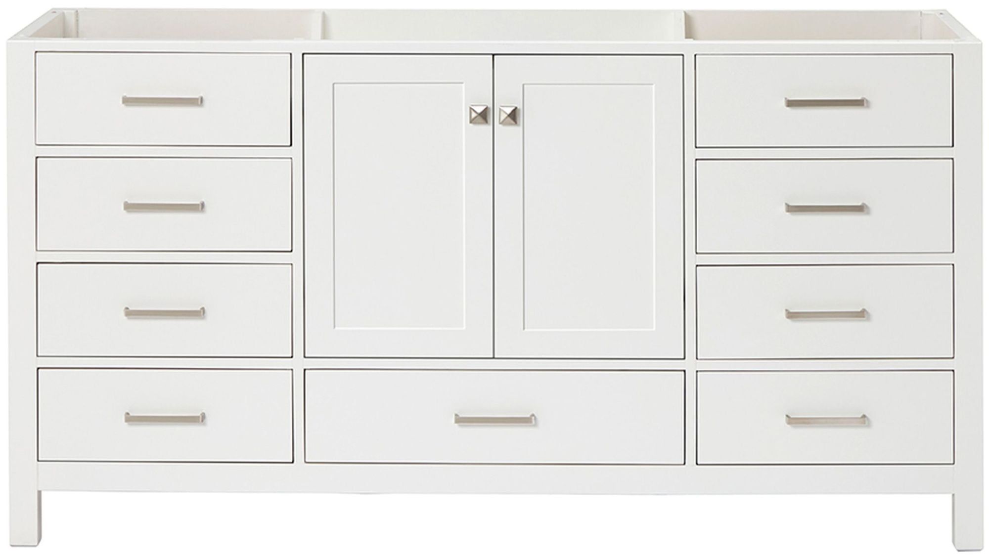 Cambridge 66'' White Freestanding Single Bathroom Vanity Base