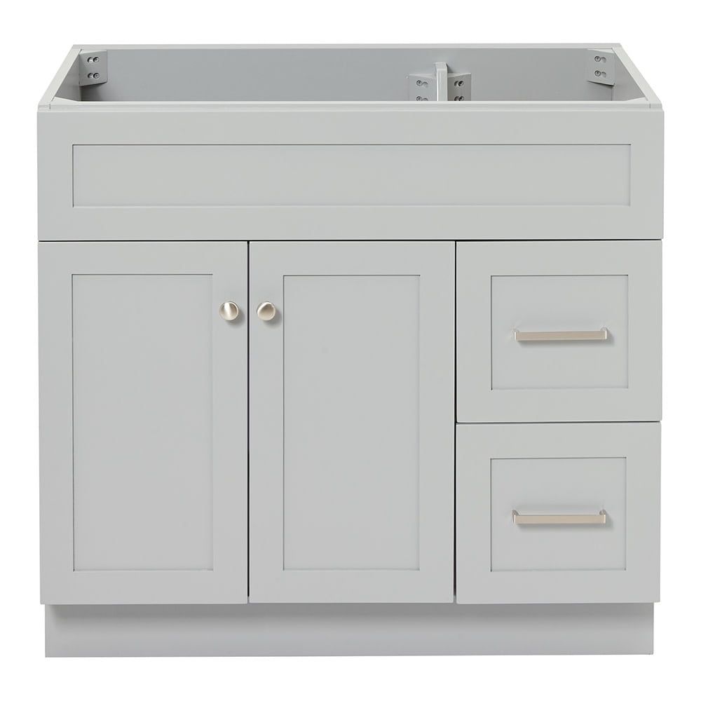 Hamlet 36" Gray Freestanding Single Vanity Cabinet