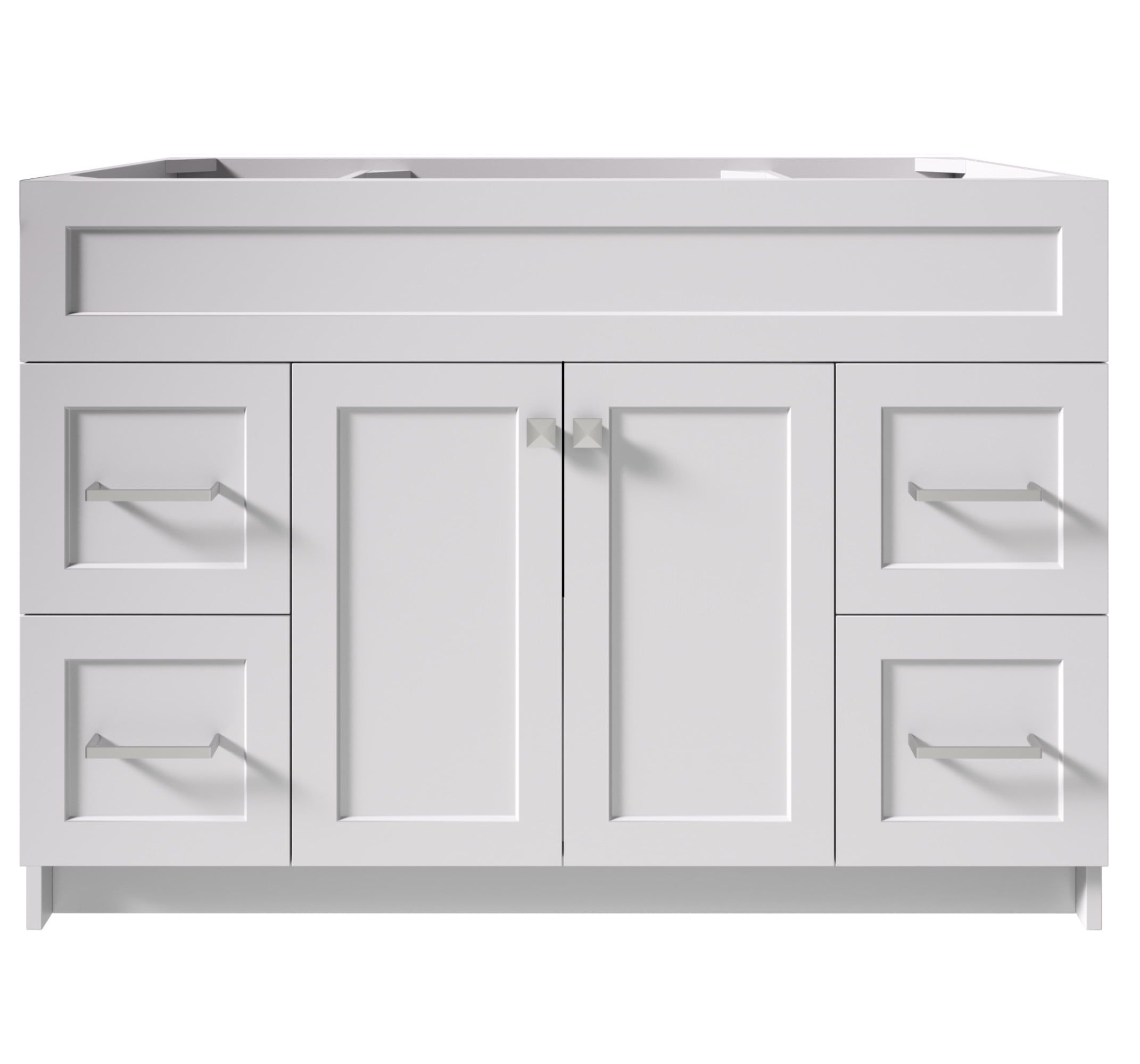 Hamlet 48" White Solid Wood Single Vanity Cabinet