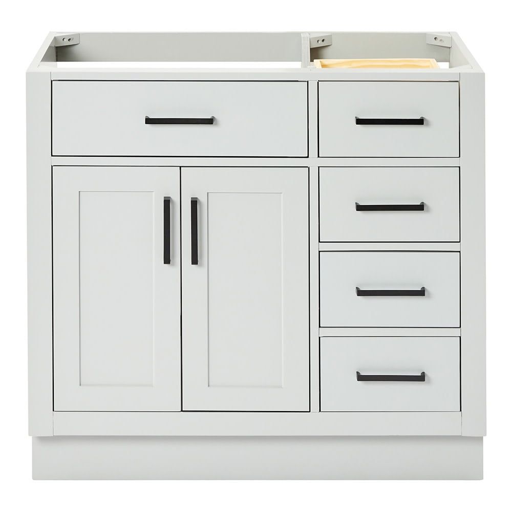 Hepburn 36" Gray Freestanding Single Vanity Cabinet