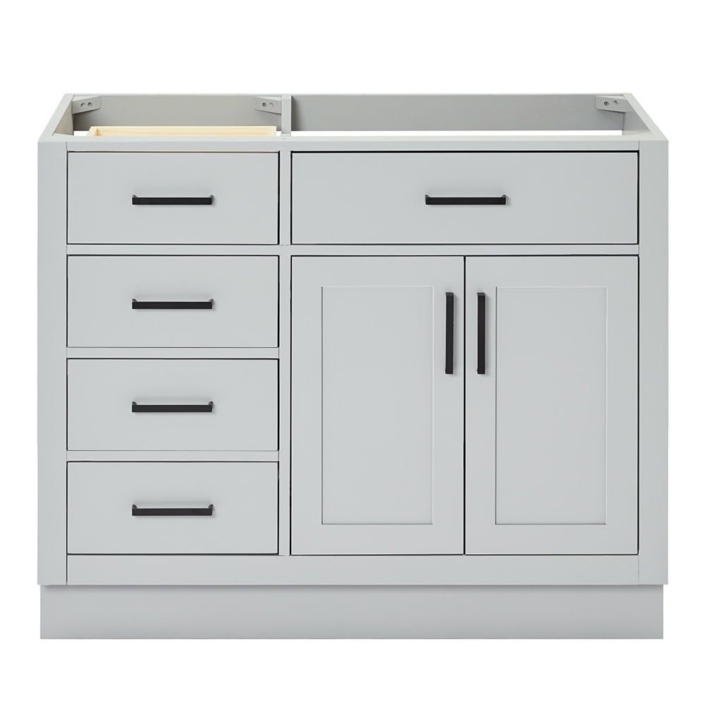 Hepburn 42'' Gray Freestanding Single Vanity Base