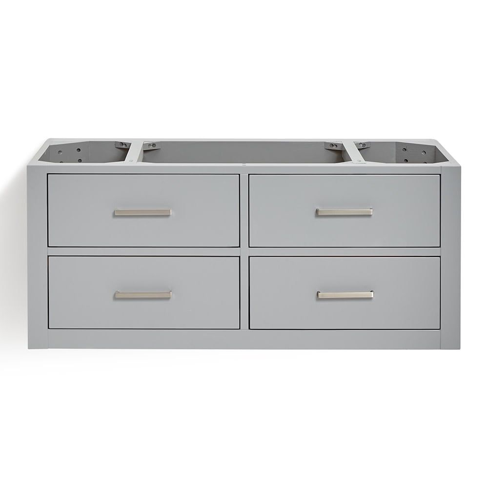 Hutton 42" Gray Single Wall-Mounted Vanity Cabinet