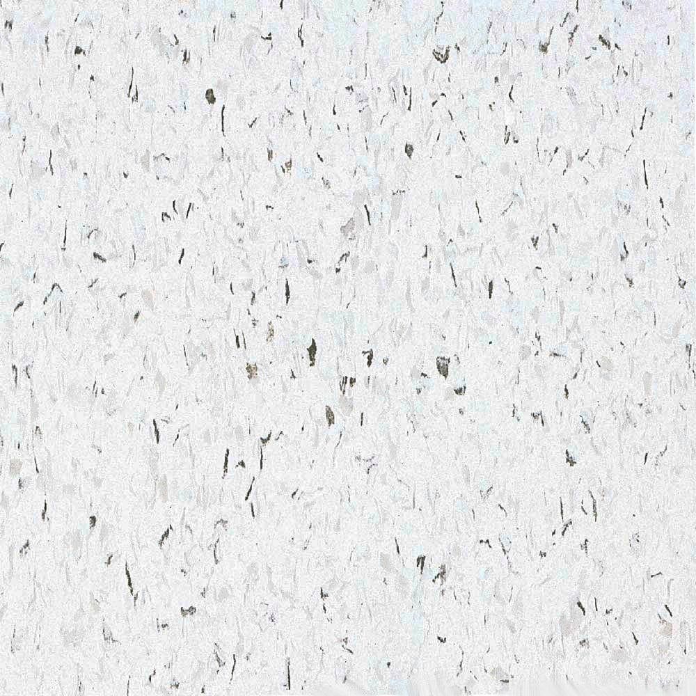 Classic White 12"x12" Vinyl Composition Commercial Tile