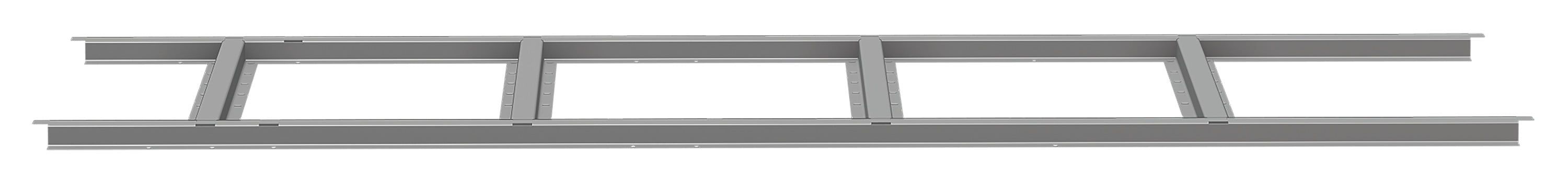 Gray Steel Floor Frame Kit for Small Outdoor Sheds