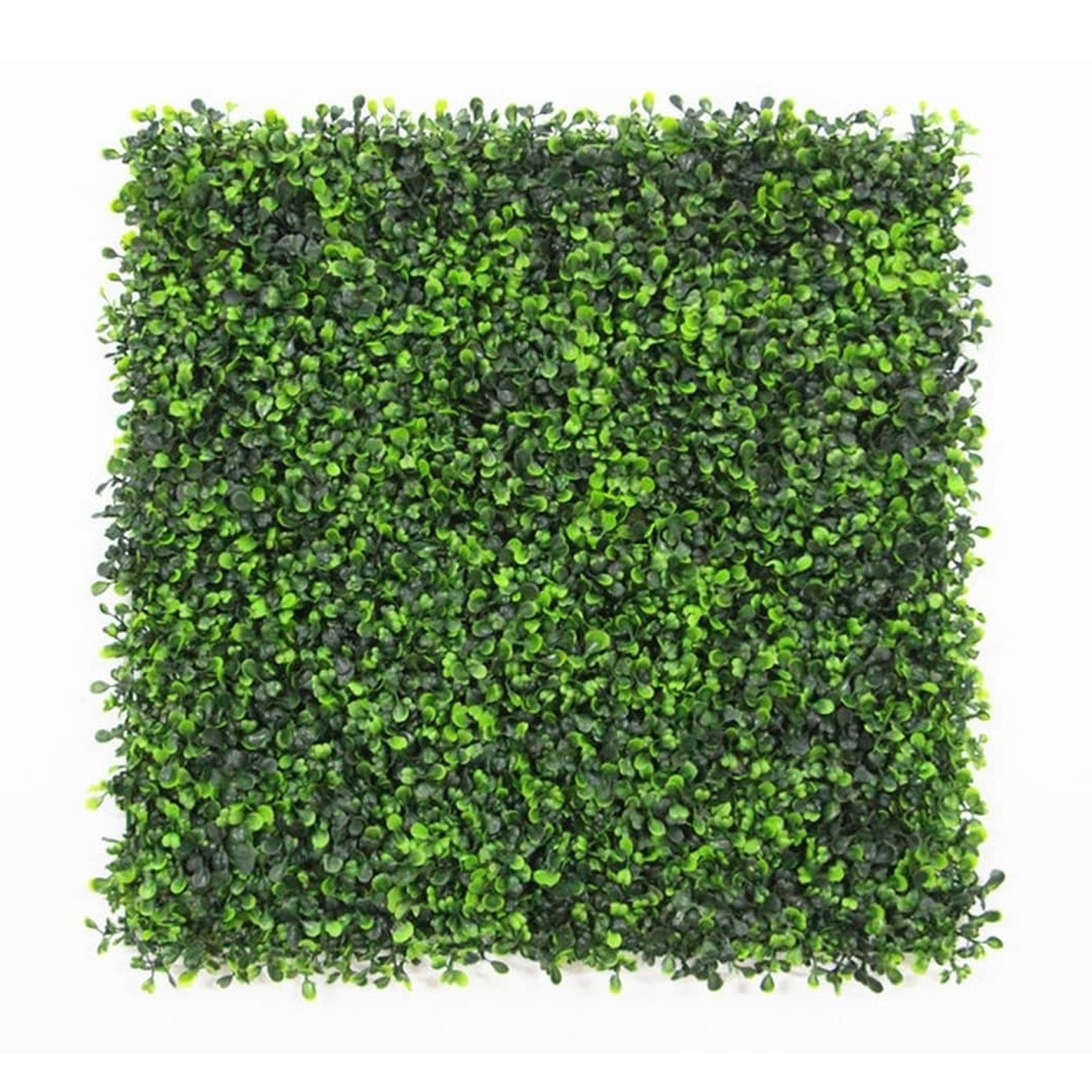 20'' Green Artificial Boxwood Hedge Panels with Zip Ties