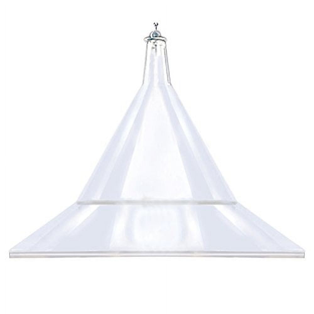 Clear Polycarbonate Hanging Squirrel Guard Baffle, 18"