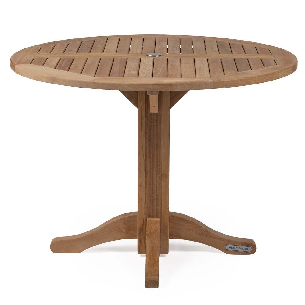 Grade A Teak 42" Round Weather-Resistant Dining Table