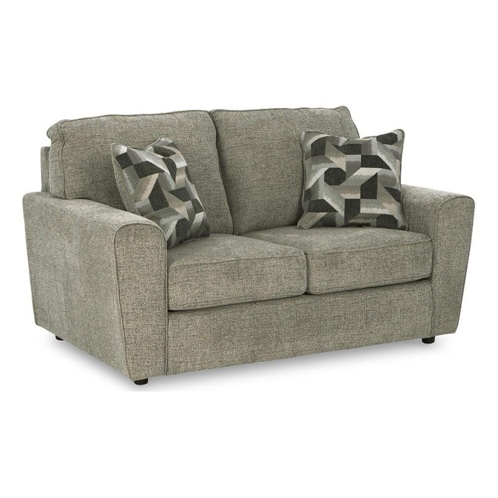 Signature Design by Ashley Cascilla Casual Loveseat, Light Gray