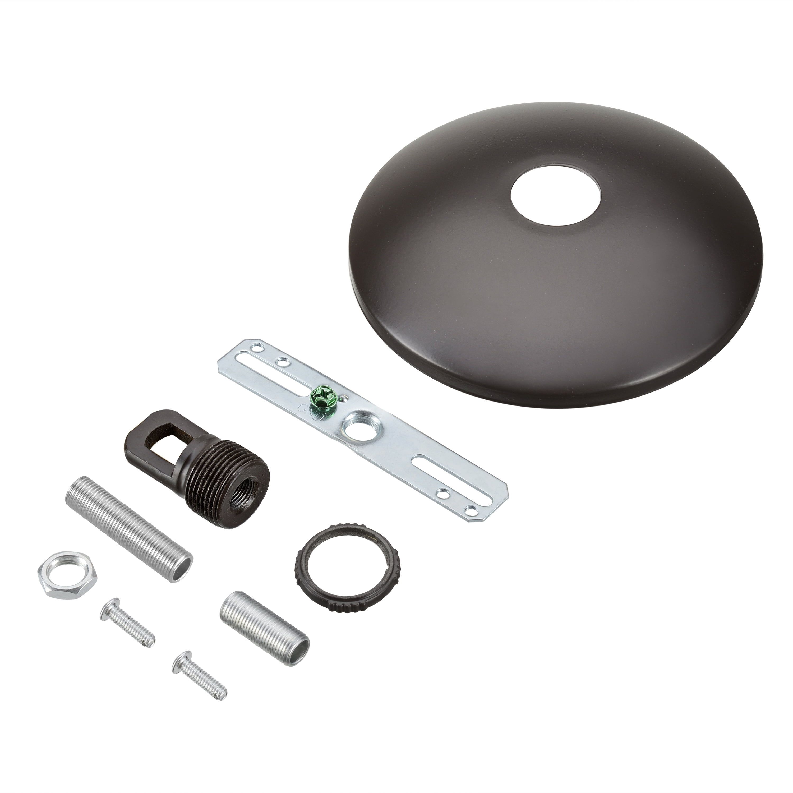 Oil Rubbed Bronze Round Chandelier Canopy Kit with Collar Loop