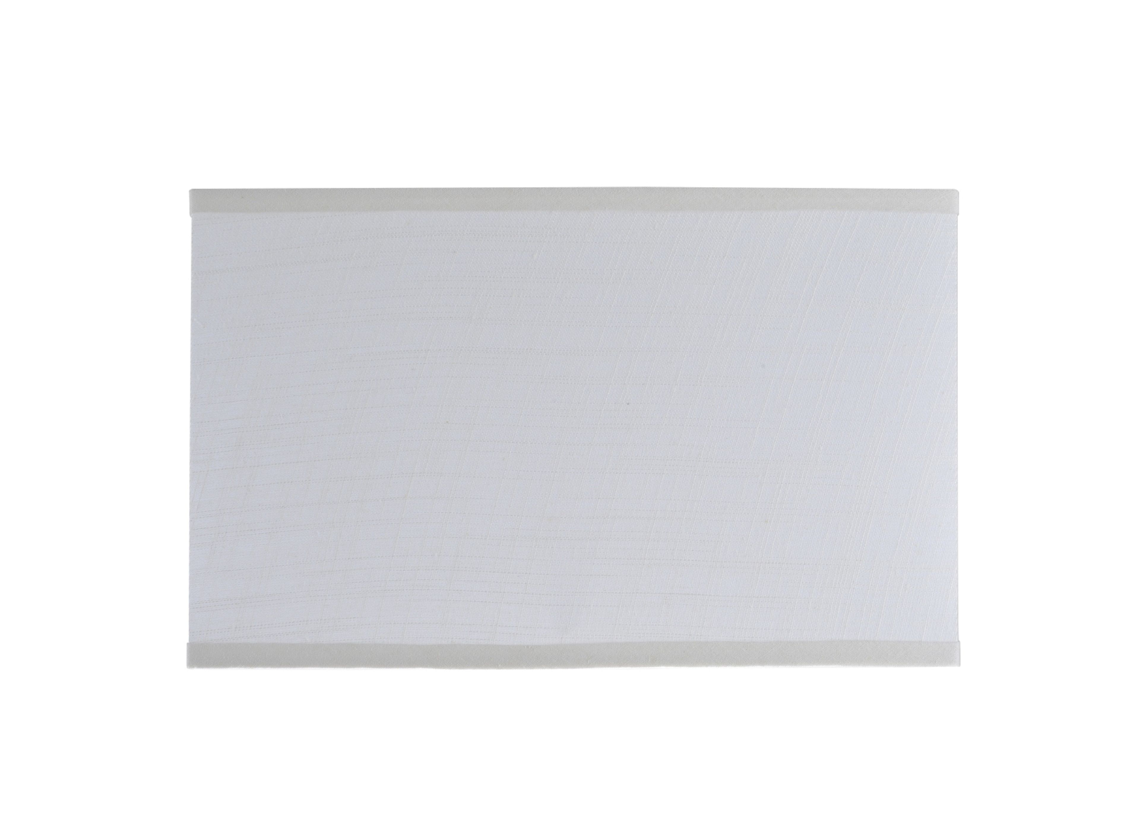 Off-White Linen Rectangular 16'' Lamp Shade