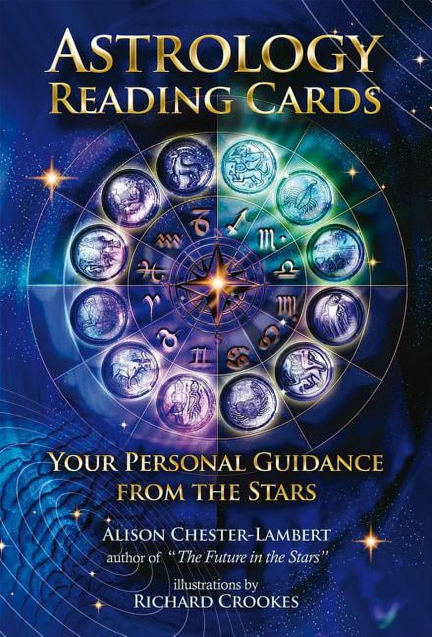 Astrology Reading Cards with Zodiac Signs and Planets