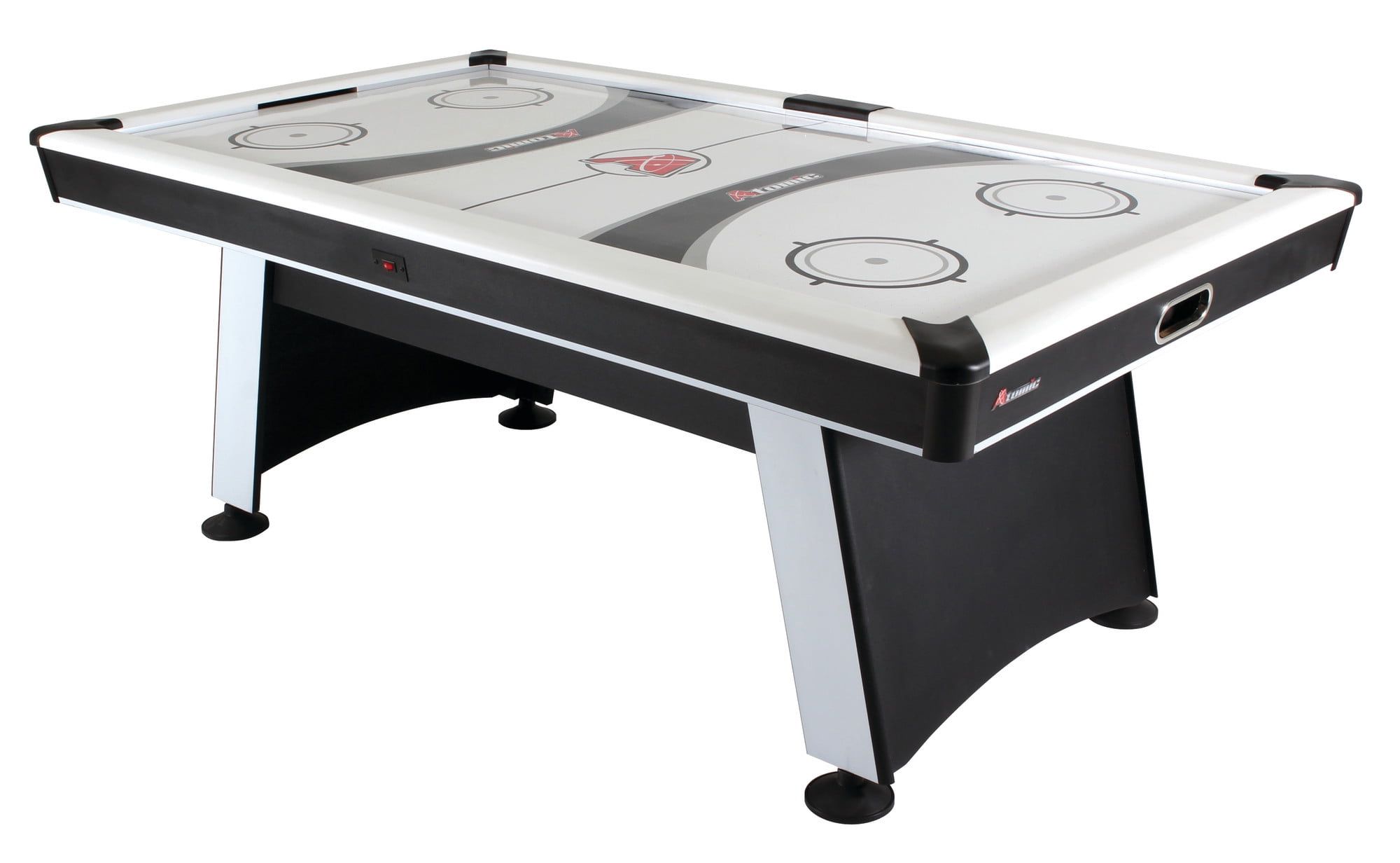 Atomic Blazer 7' Black and White Air Hockey Table