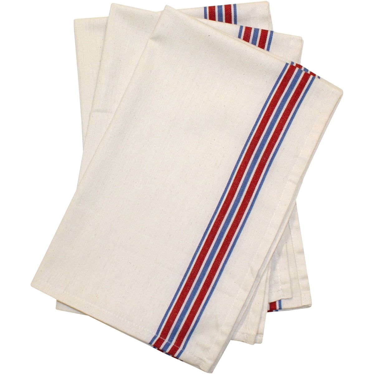 Americana Stripe 18"x28" Cotton Dish Towels Set