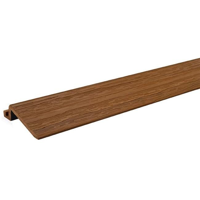 Aura Honey Teak Prefinished Outdoor Floor Transition