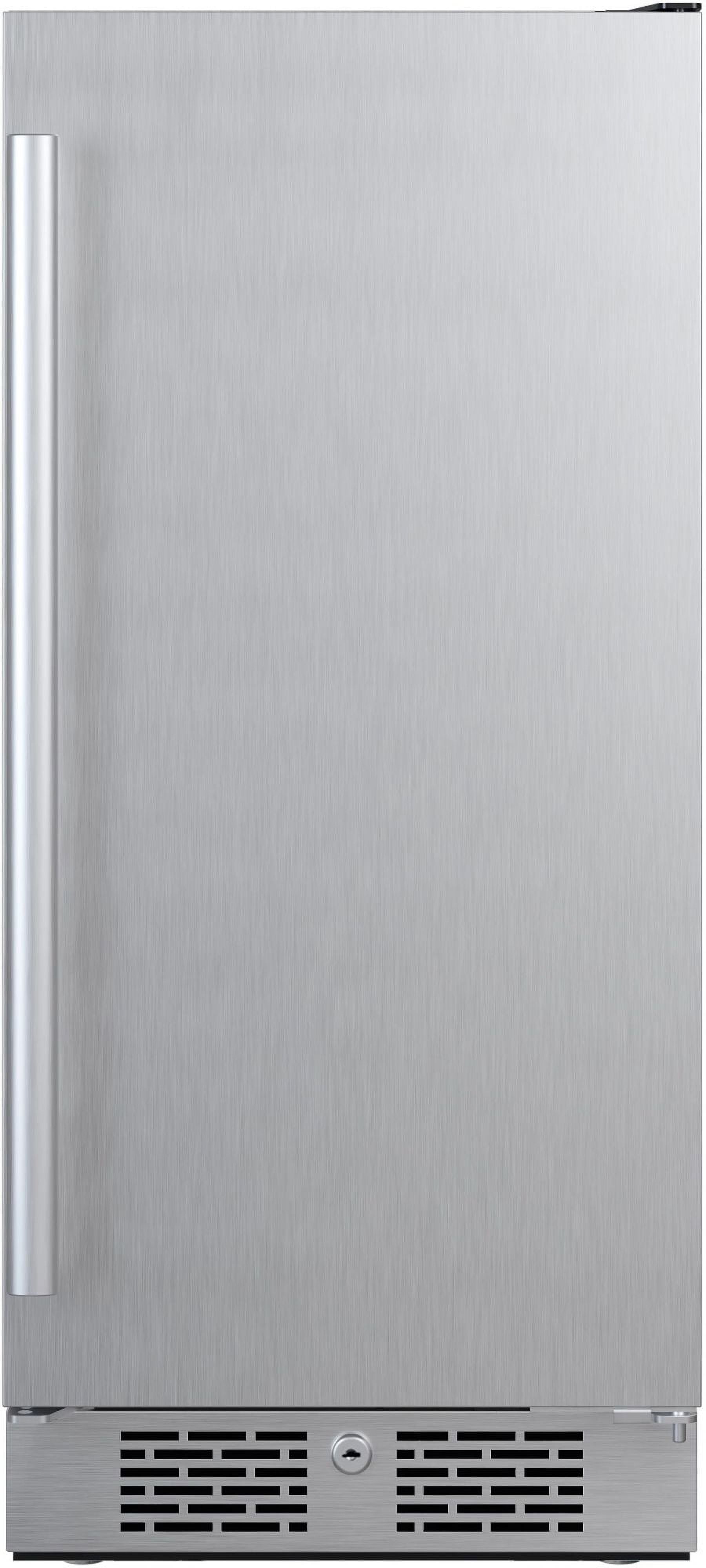 15-Inch Stainless Steel Compact Undercounter Refrigerator