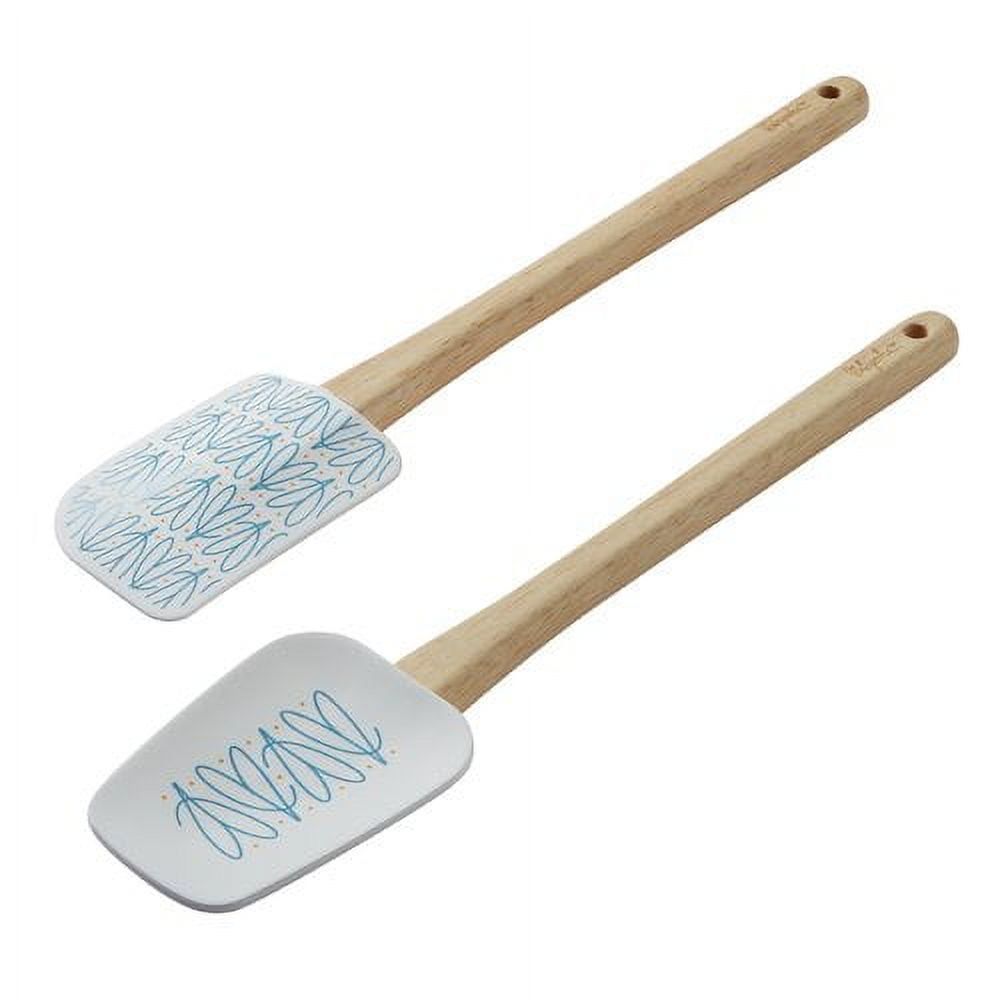 Ayesha Curry Parawood and Silicone 2-Piece Spatula Spoonula Set