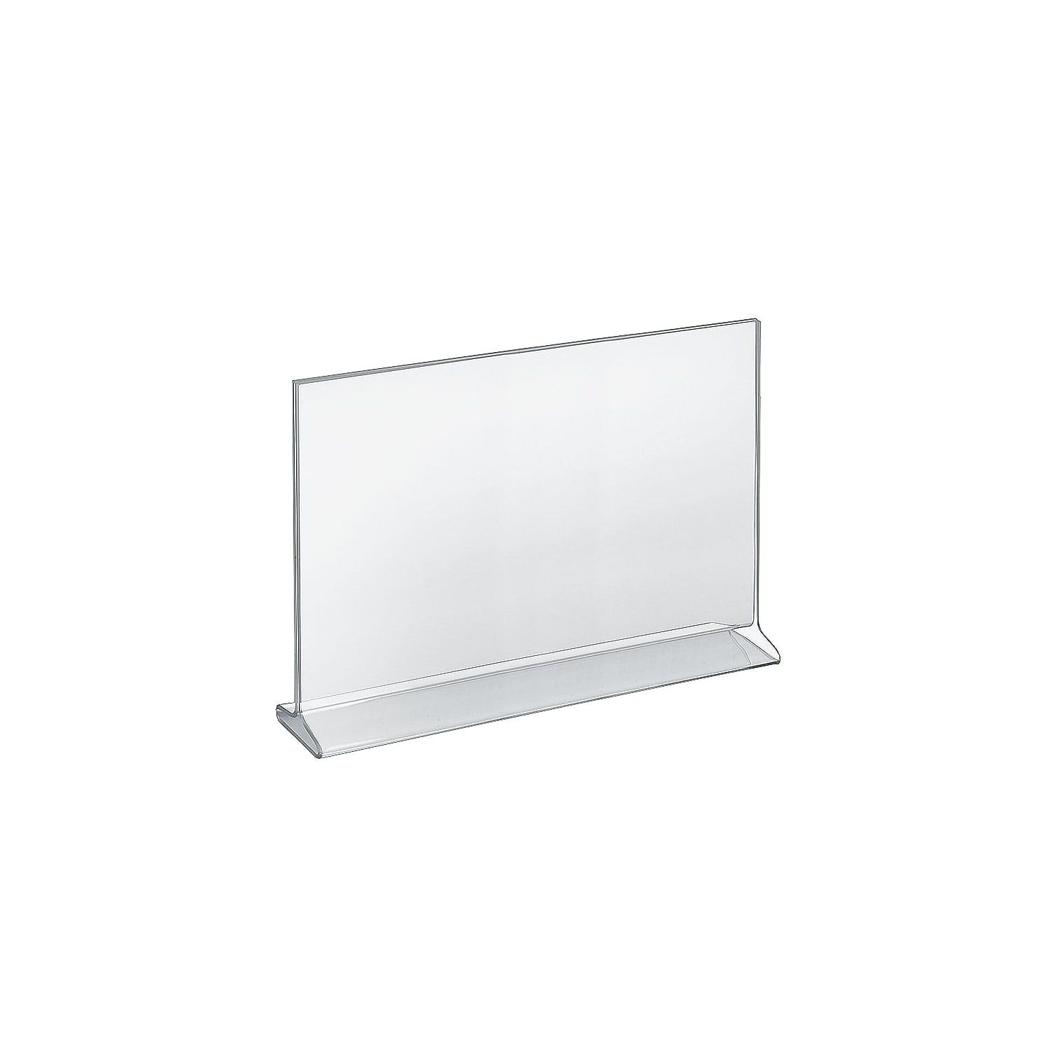 Clear Acrylic 11" x 14" Horizontal Top Load Sign Holder