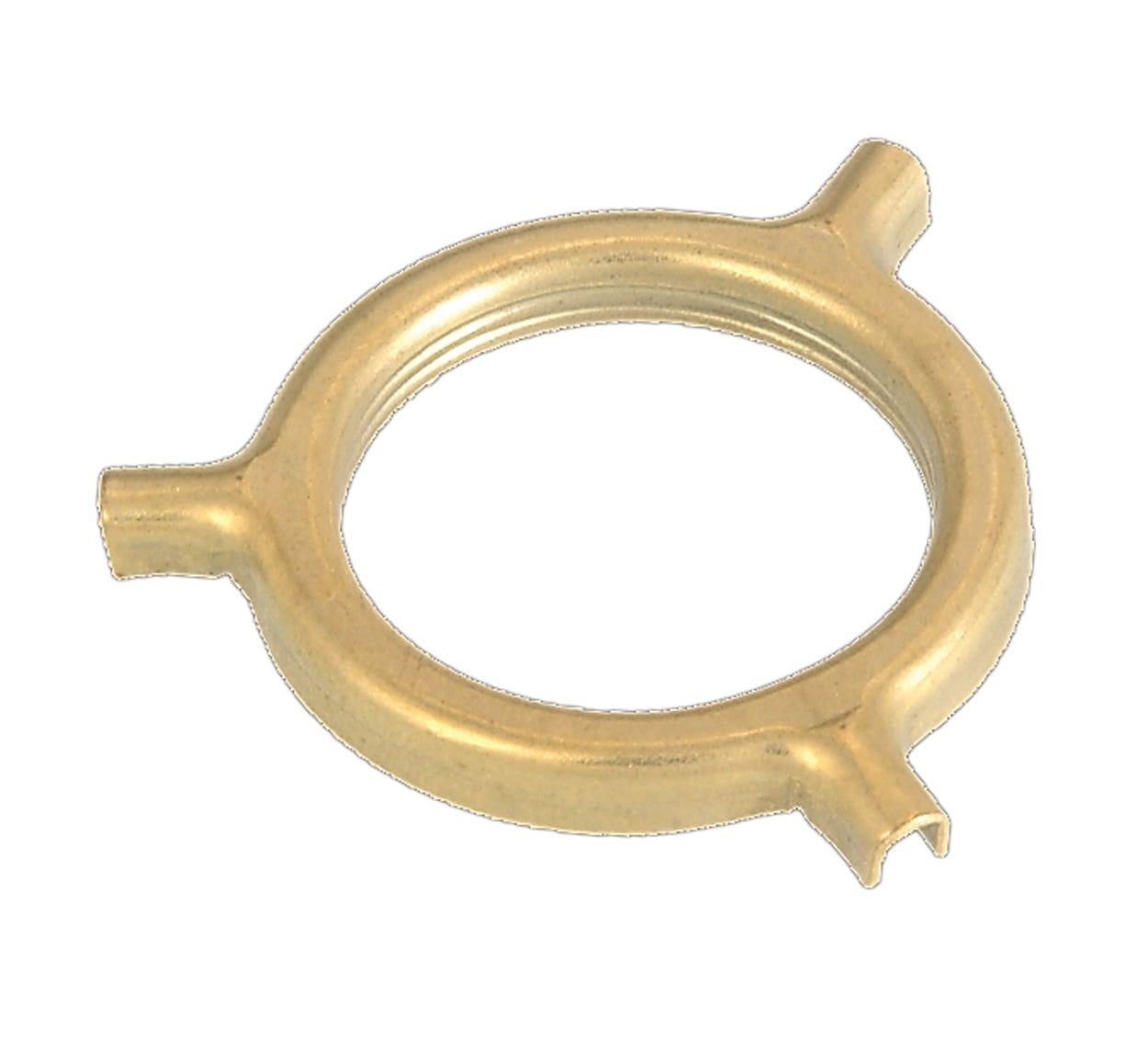 Brass Plated 3-Way Uno Bridge Lamp Adapter