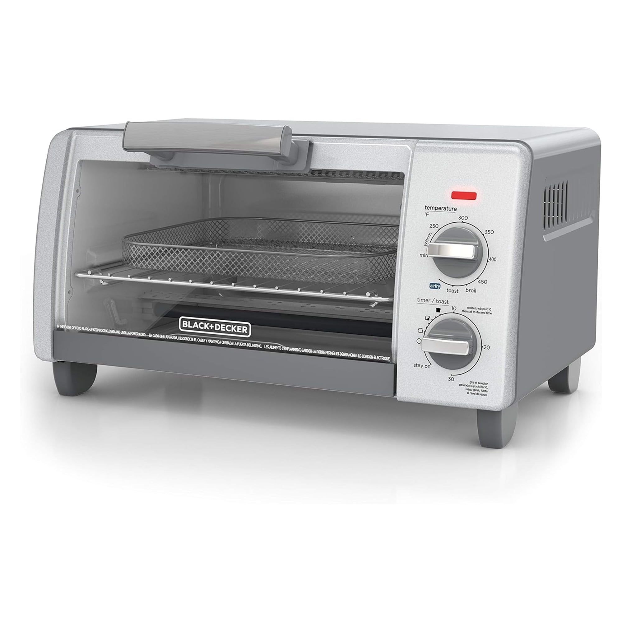 Stainless Steel 4-Slice Digital Air Fry Toaster Oven