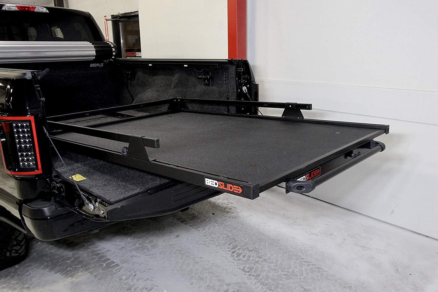 Black Heavy-Duty Sliding Truck Bed Organizer