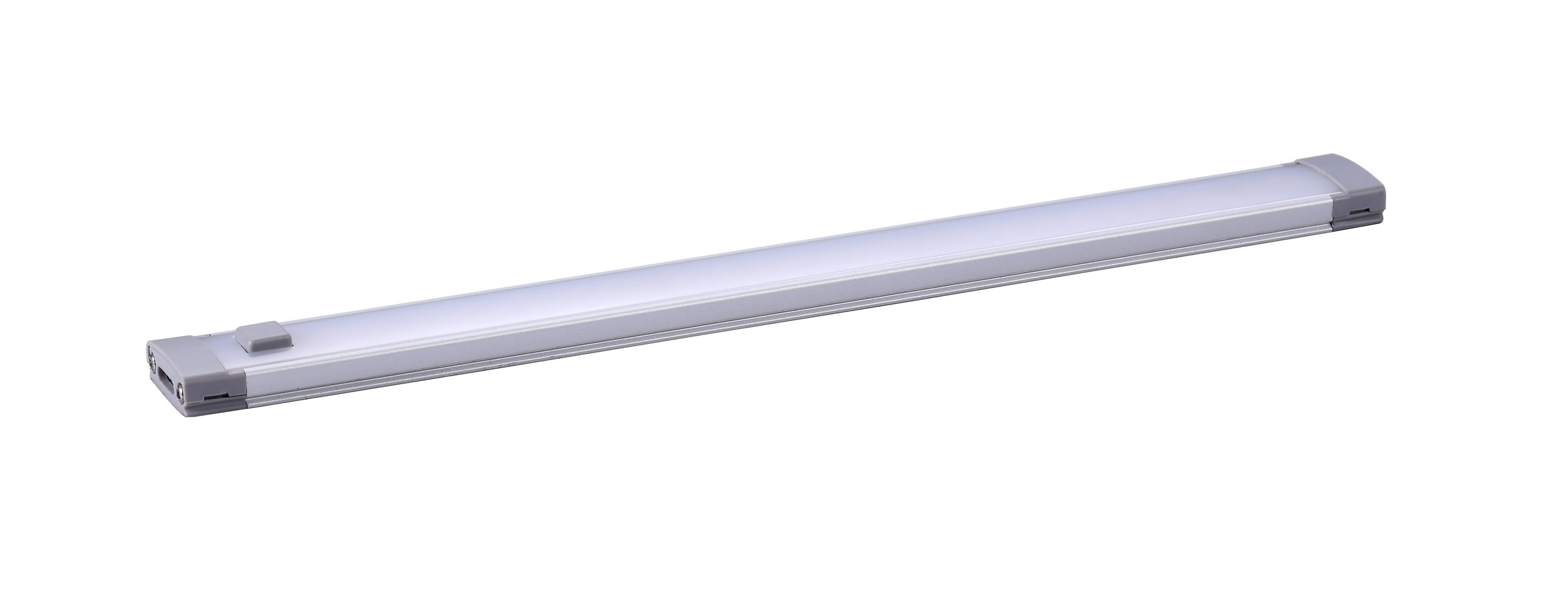 Gray 9-Inch LED Under-Cabinet Light Bar with Timer