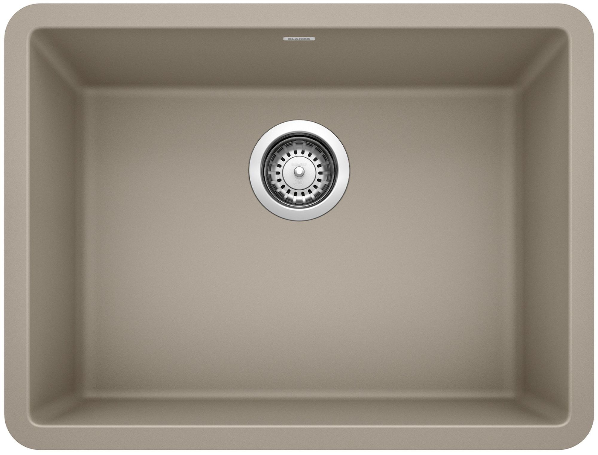 Precis 24" Truffle Granite Single Bowl Undermount Kitchen Sink