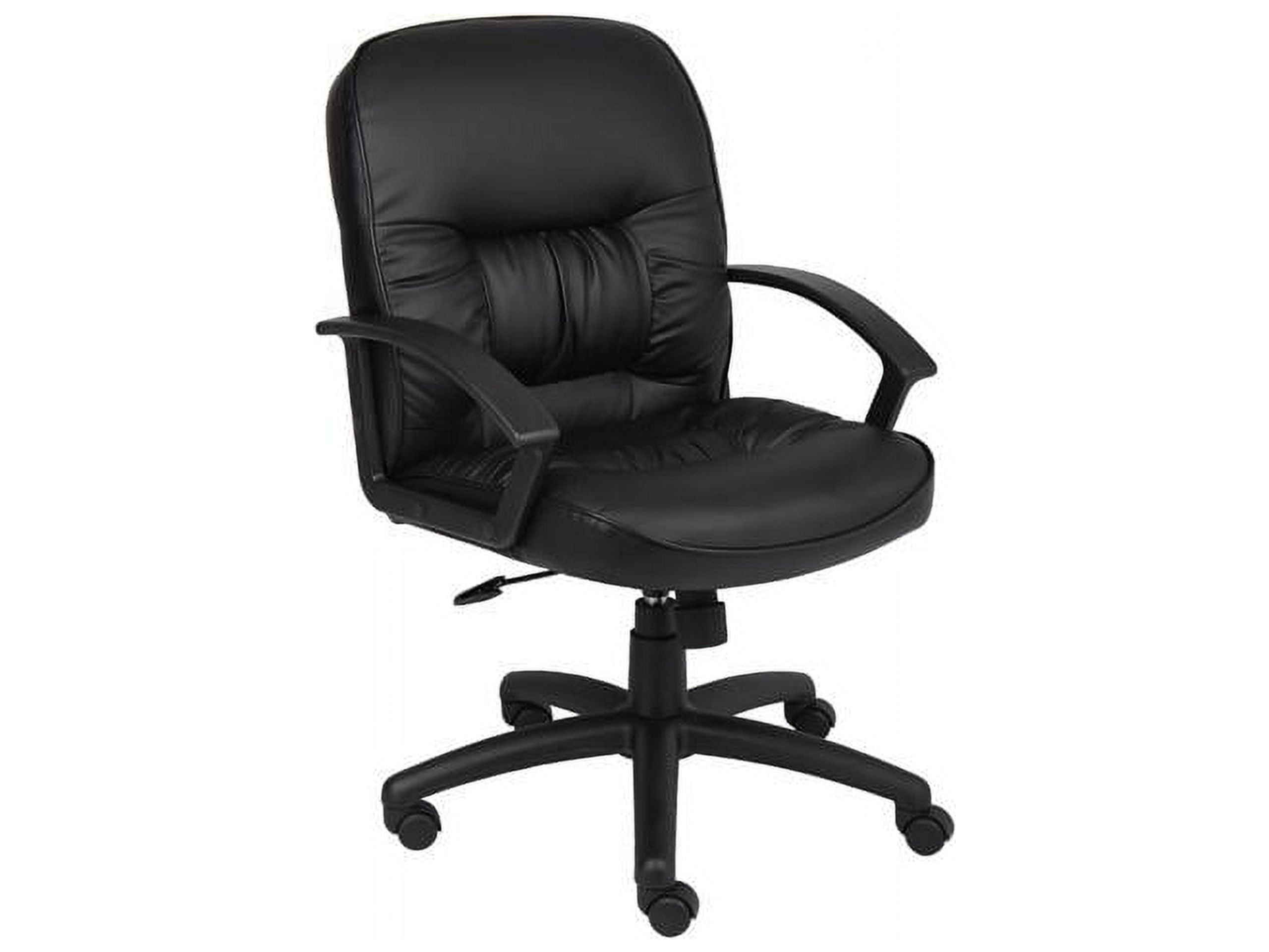 Black High Back Ergonomic Leather Executive Swivel Chair