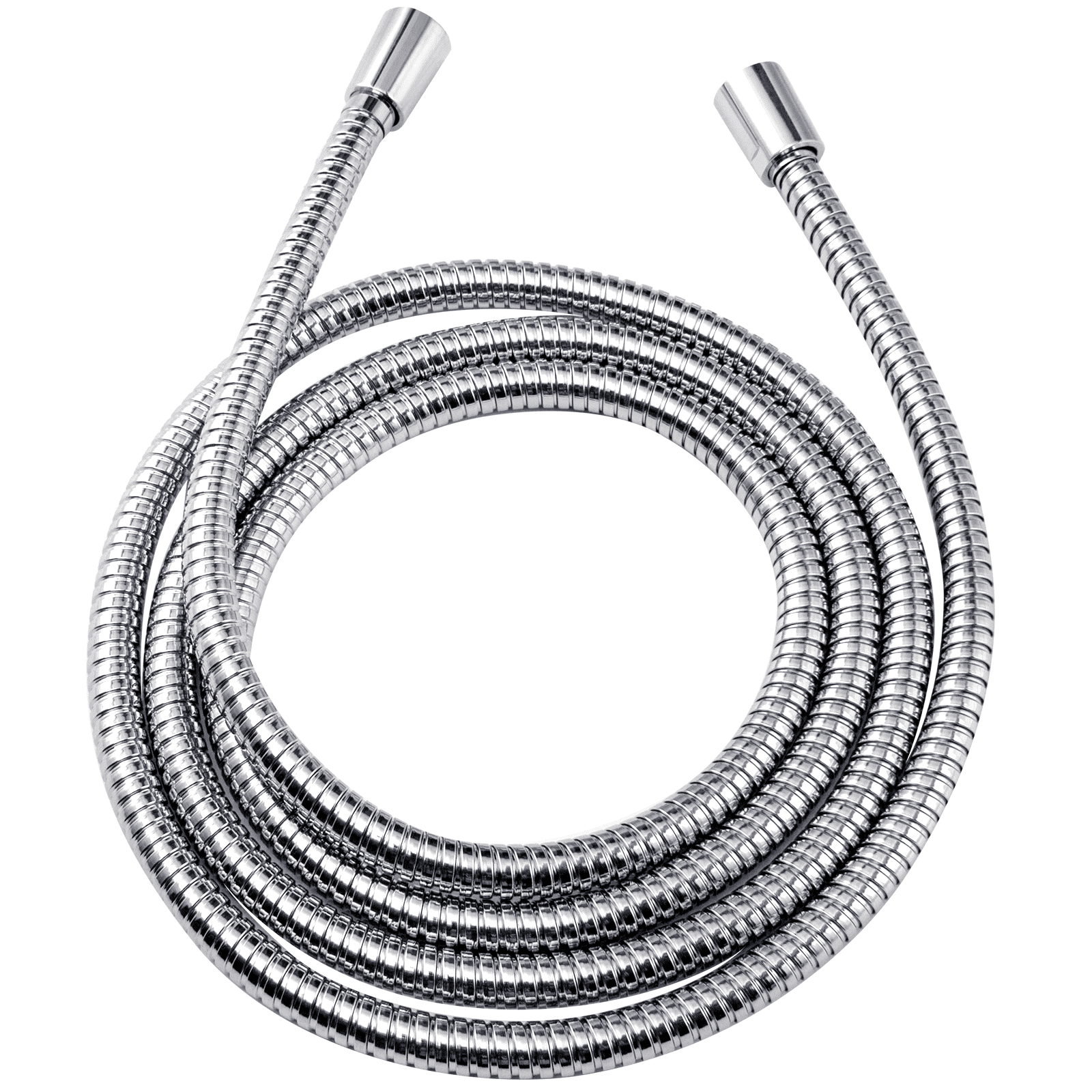 96-Inch Chrome Stainless Steel Handheld Shower Hose with Brass Insert