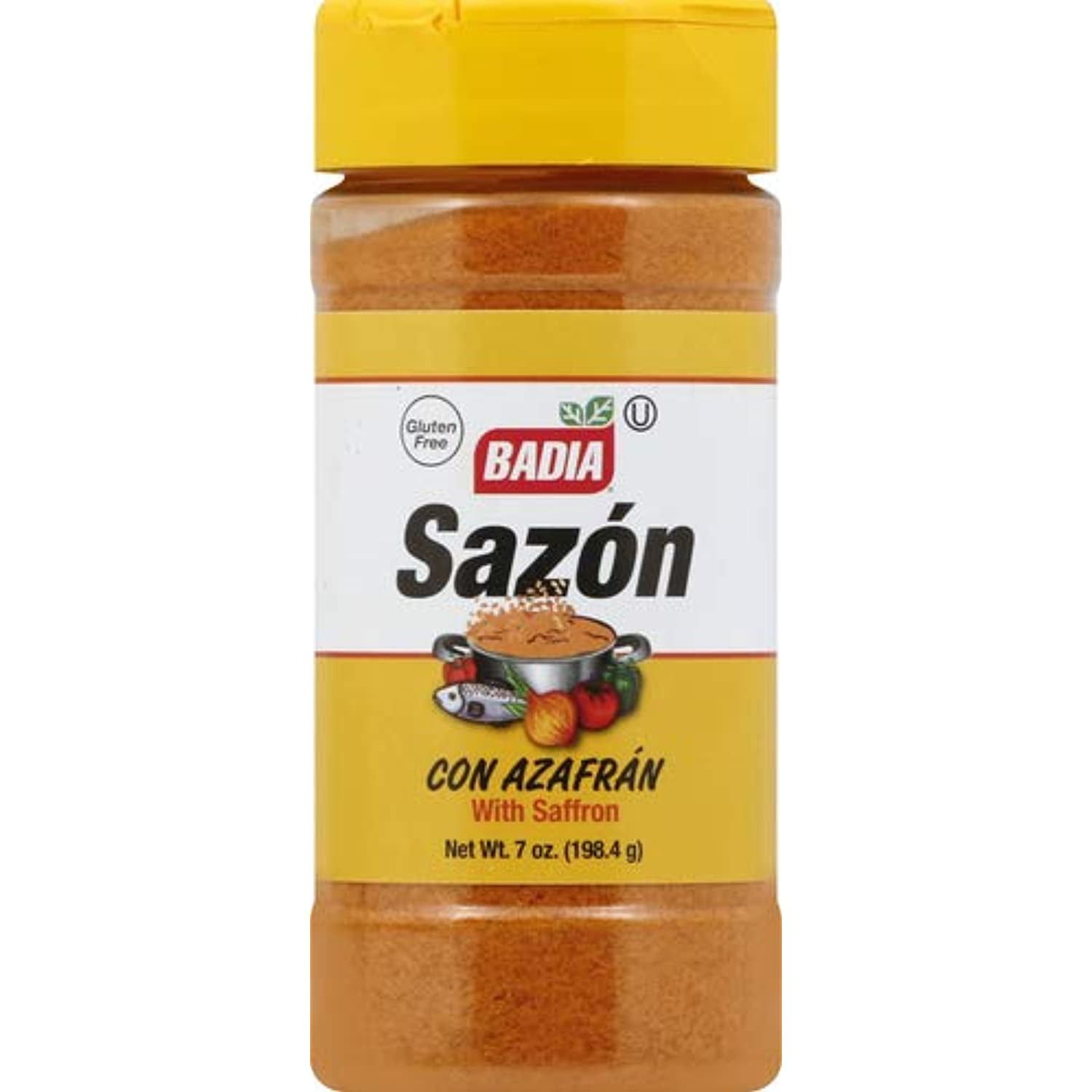 Badia Sazon Con Azafran Gluten-Free Seasoning, 7 oz