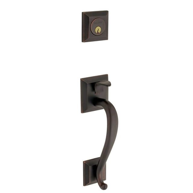 Small Oil Rubbed Bronze Classic Single Cylinder Handleset