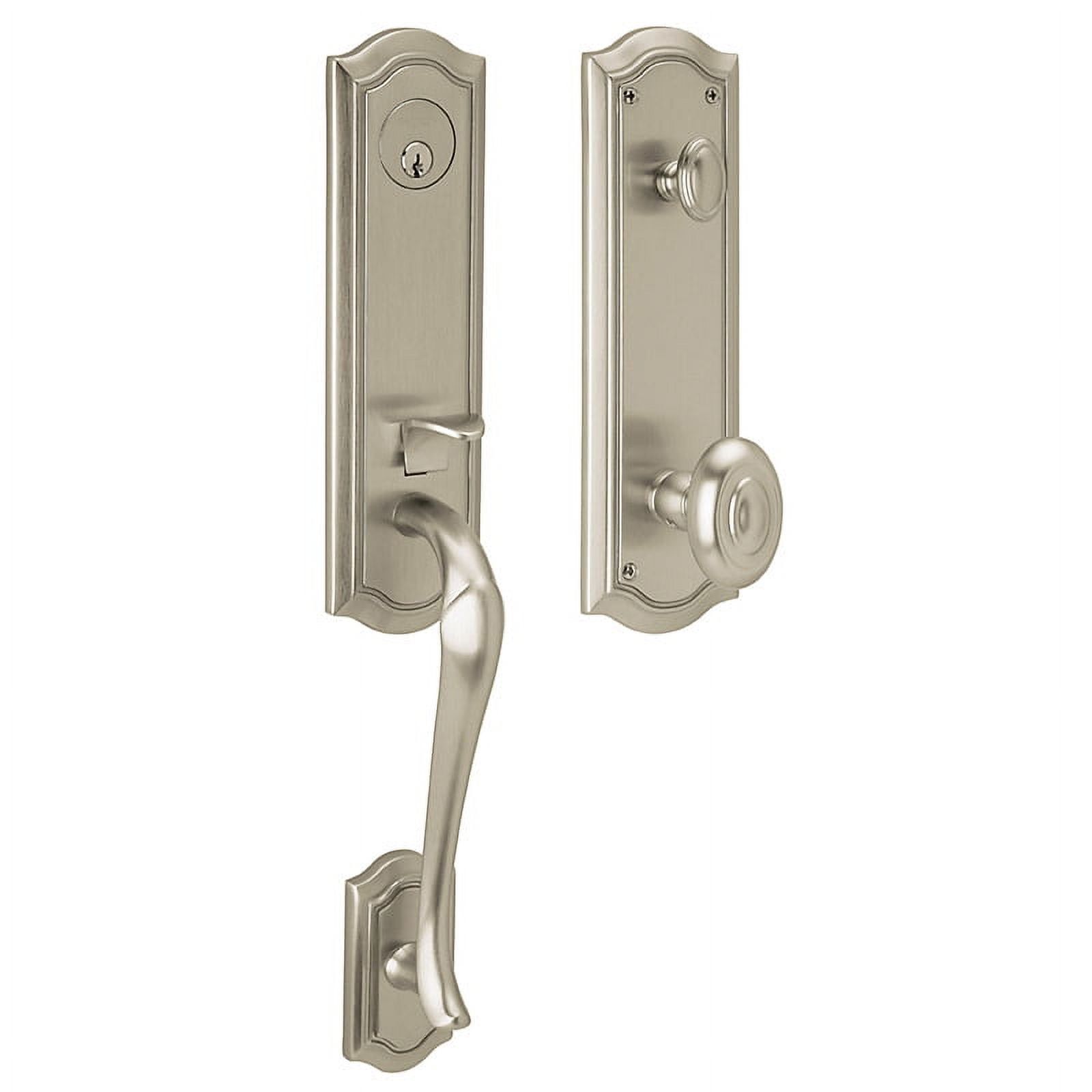 Bethpage Lifetime Satin Nickel Single Cylinder Handleset with Knob