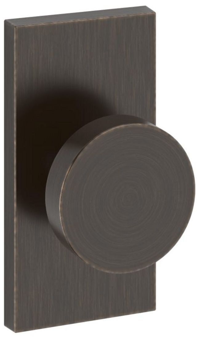 Bronze Contemporary Solid Brass Passage Door Knob Set