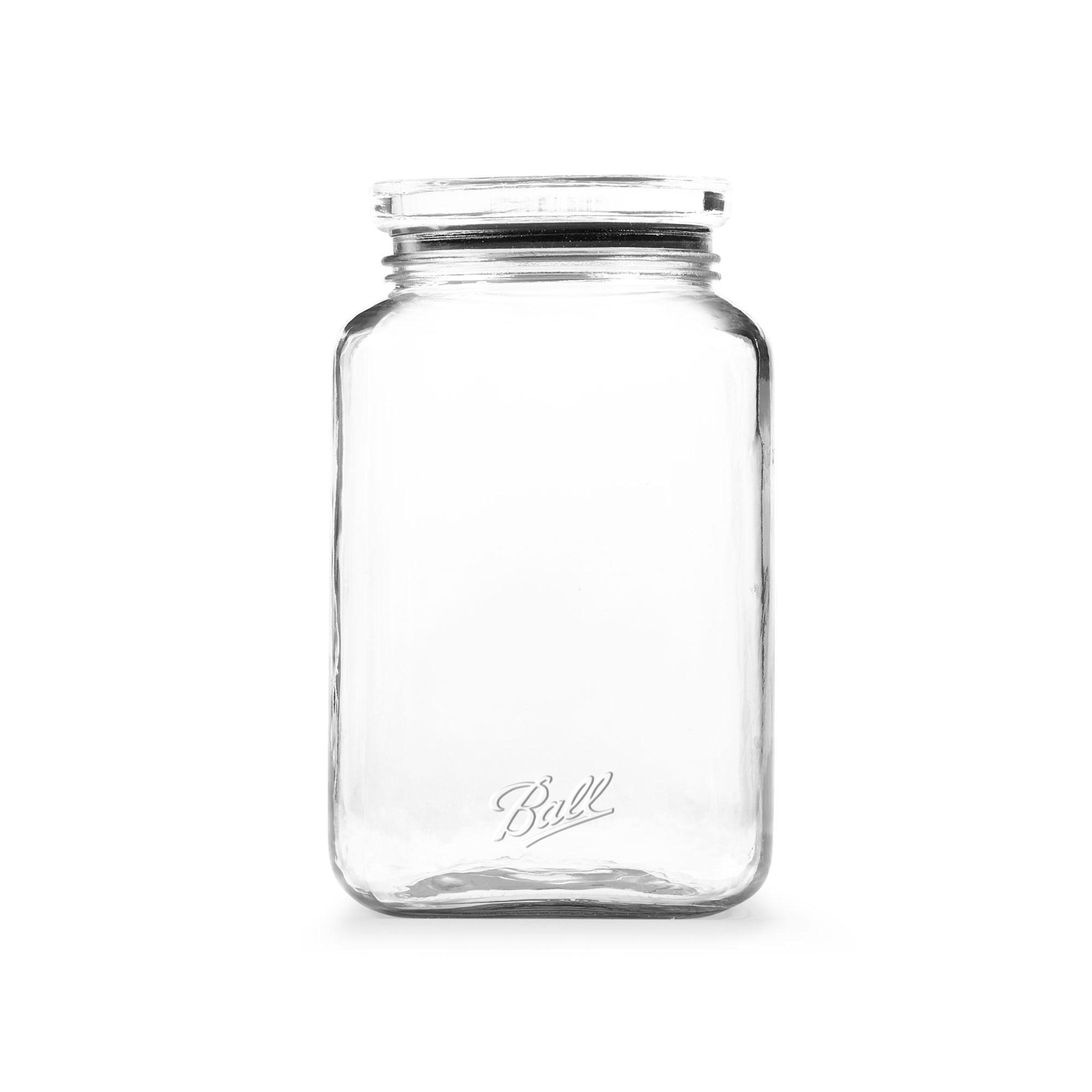 Clear Glass 1-Gallon Stackable Storage Jar