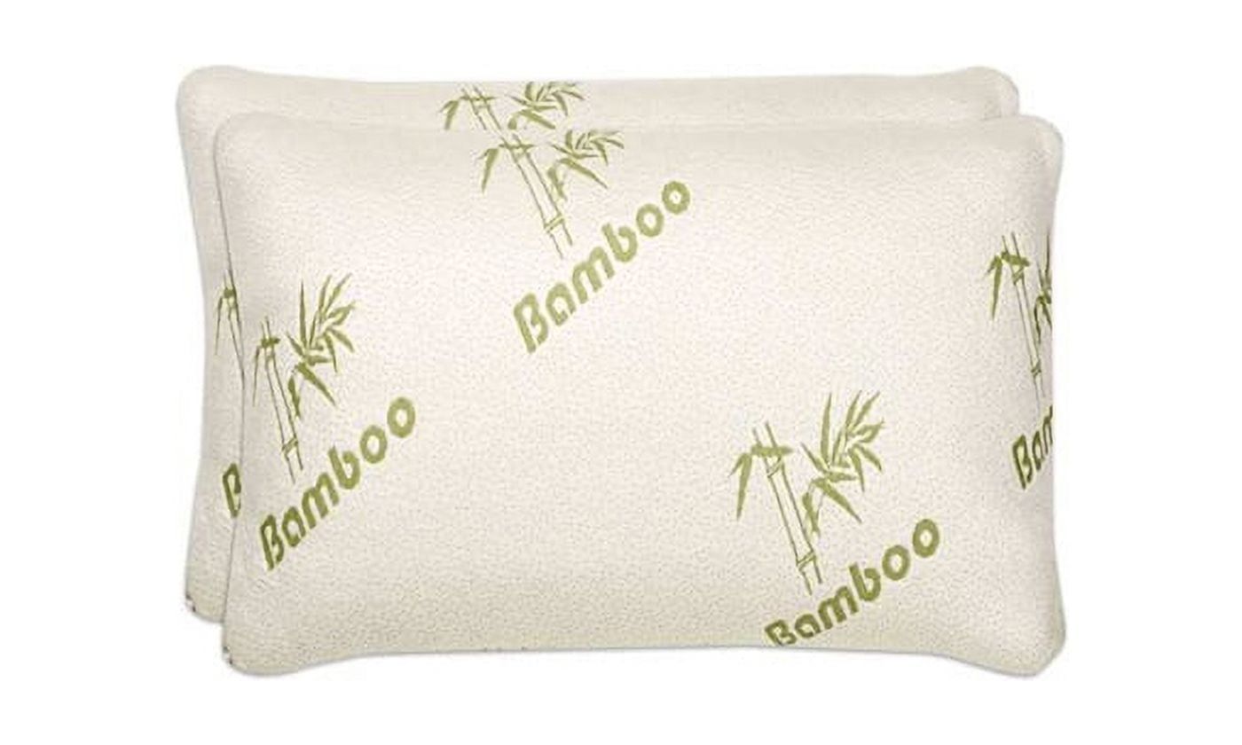 Hypoallergenic Bamboo Memory Foam Bed Pillow Set