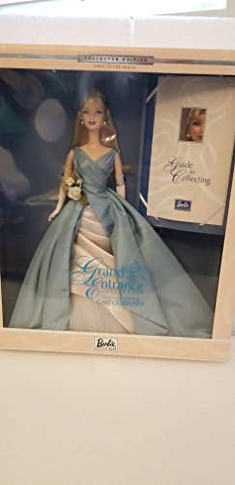 Grand Entrance Barbie Doll in Steel Blue Taffeta Gown