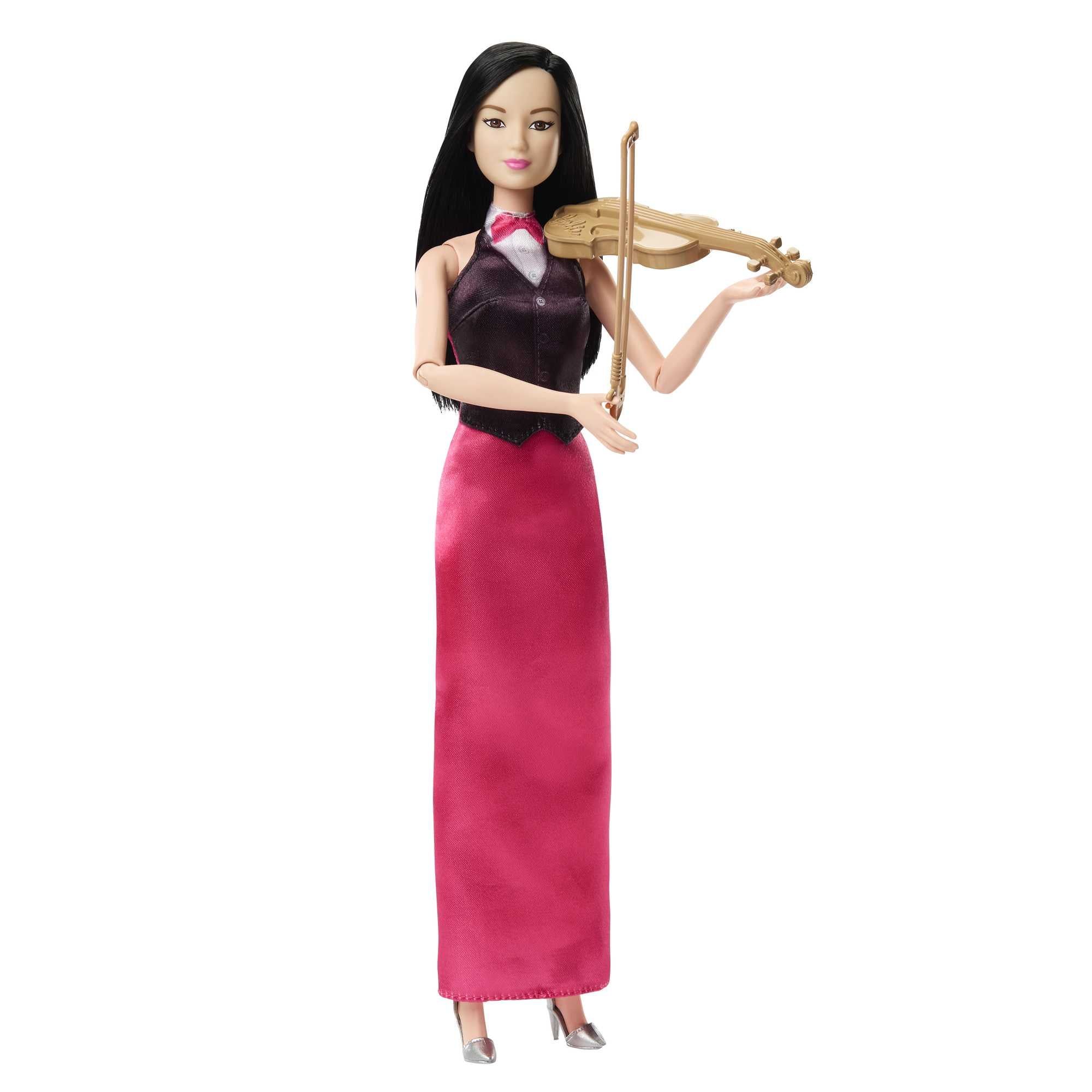 Barbie Violinist Doll with Elegant Dress and Accessories