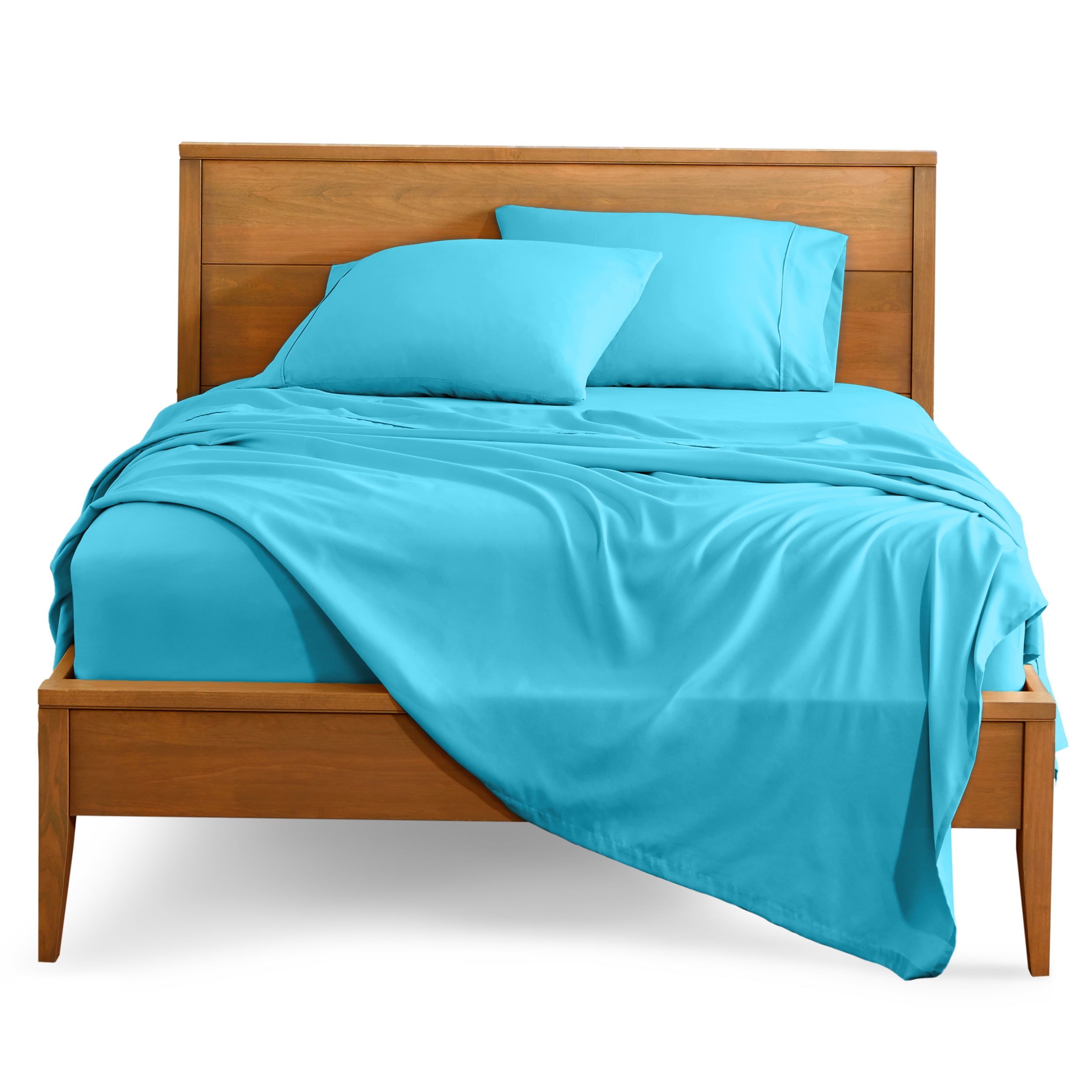 Aqua Queen Ultra-Soft Microfiber Deep Pocket Sheet Set