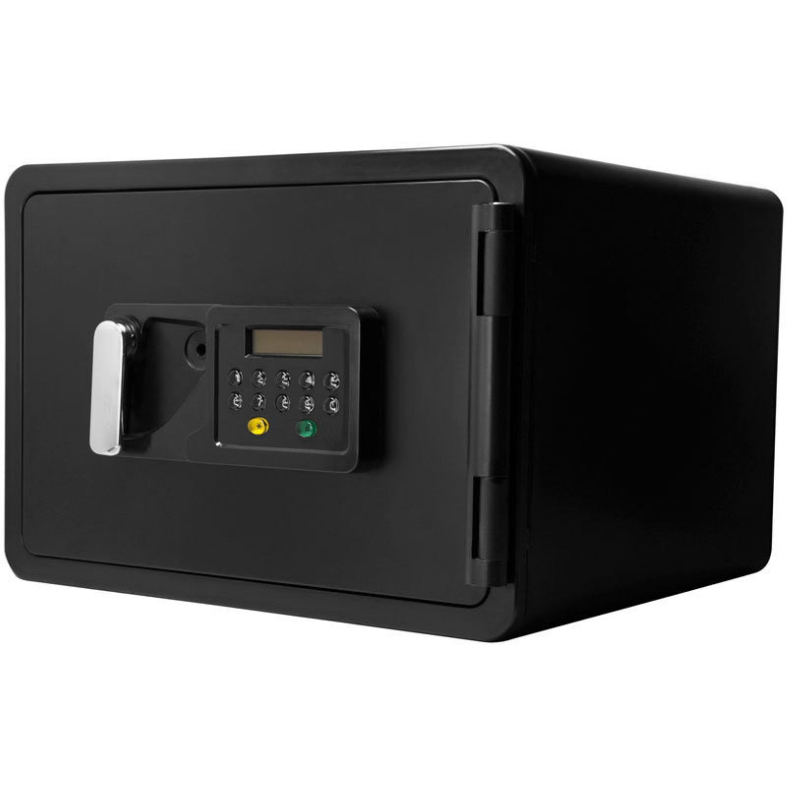 Black Steel Fireproof Digital Keypad Safe with Back-up Keys