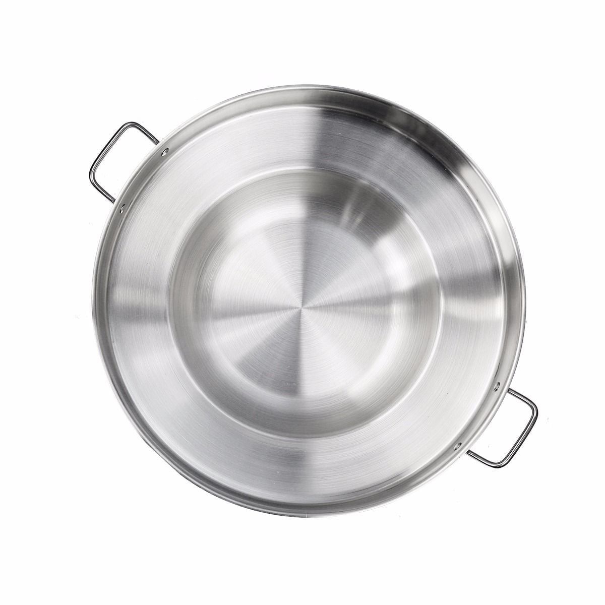 Barton 23" Stainless Steel Outdoor Cooking Comal with Handles