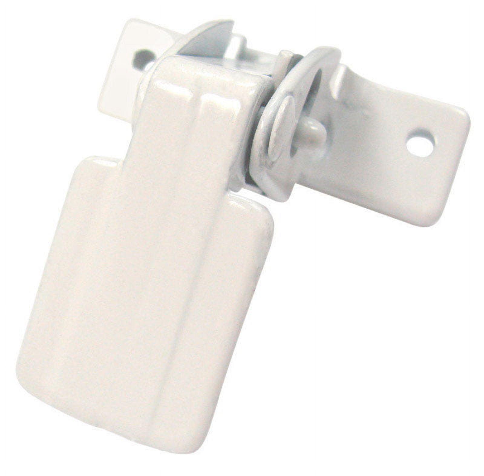 White Aluminum Manual Door Latch