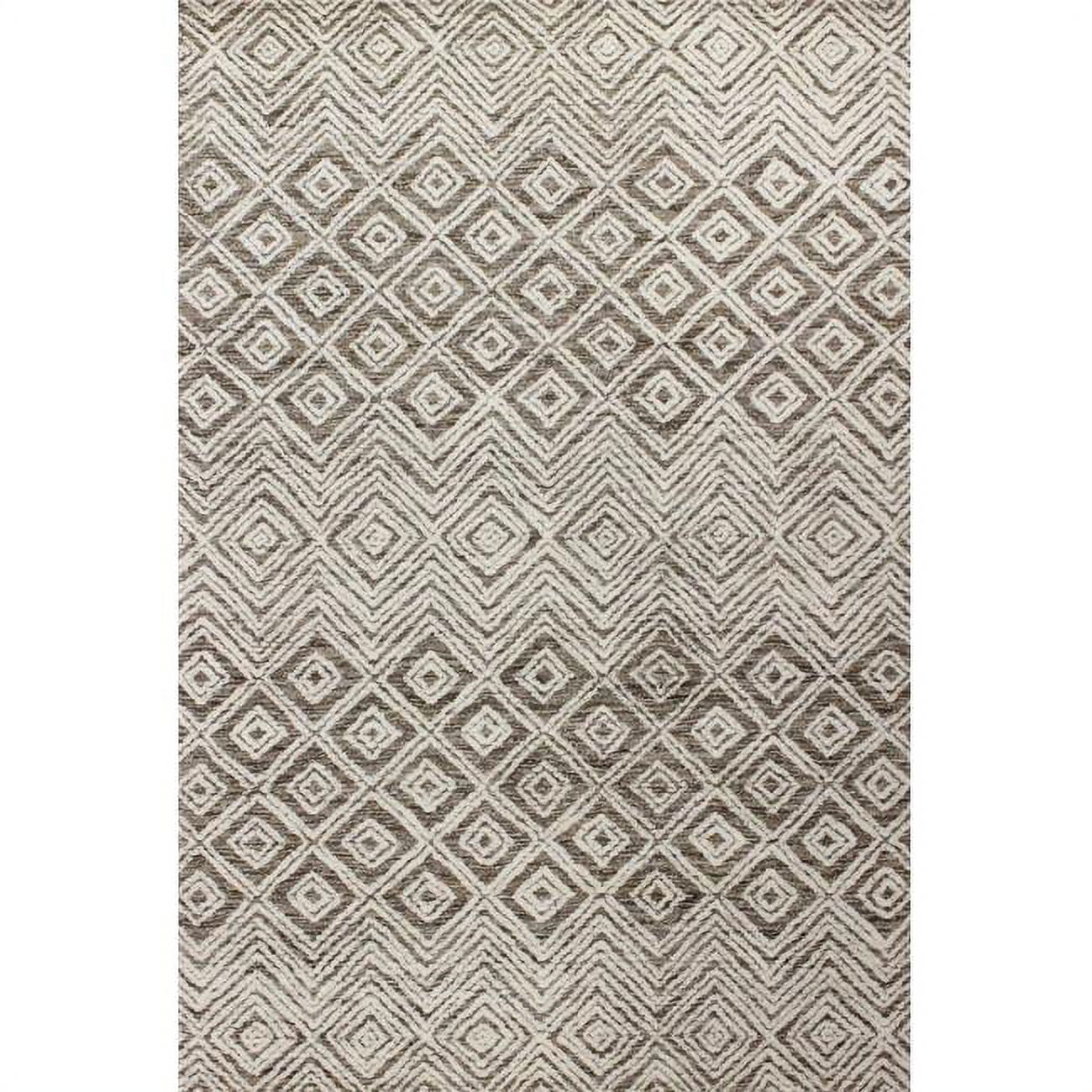 Handmade Multicolor Wool Tufted Rectangular Rug 7'6" x 9'6"