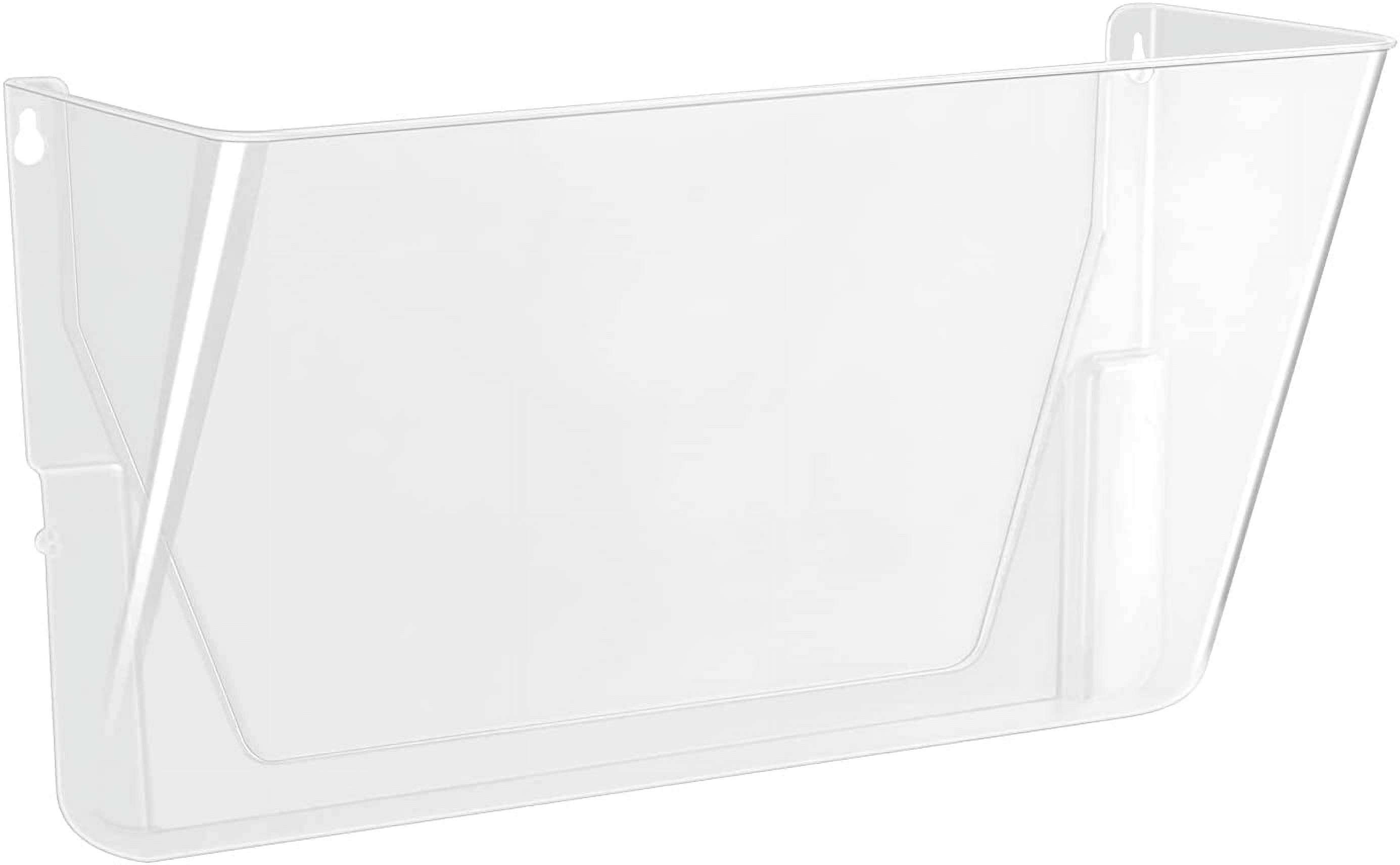 Clear Plastic Expandable Wall Pocket File Organizer