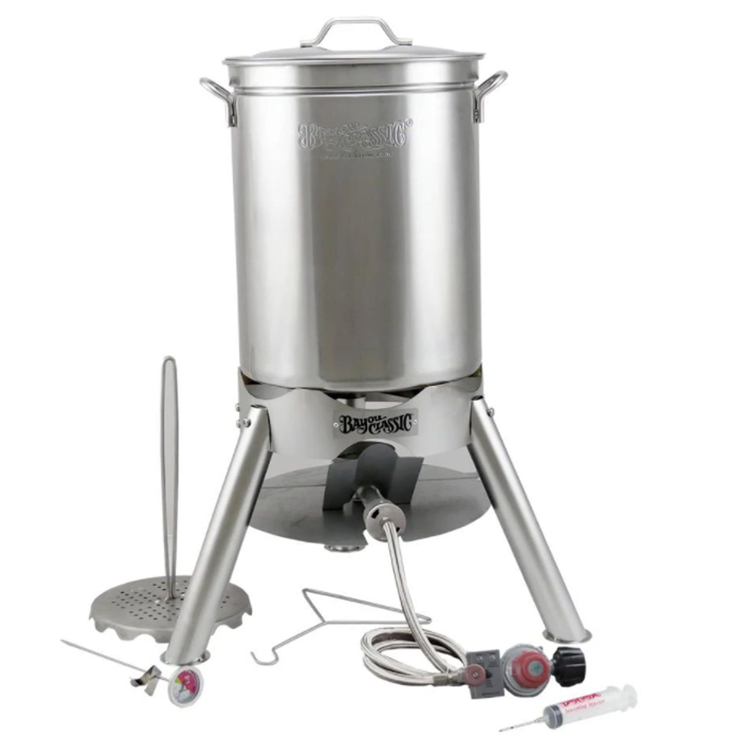 Bayou Classic 44-Qt Stainless Steel Turkey Fryer Kit